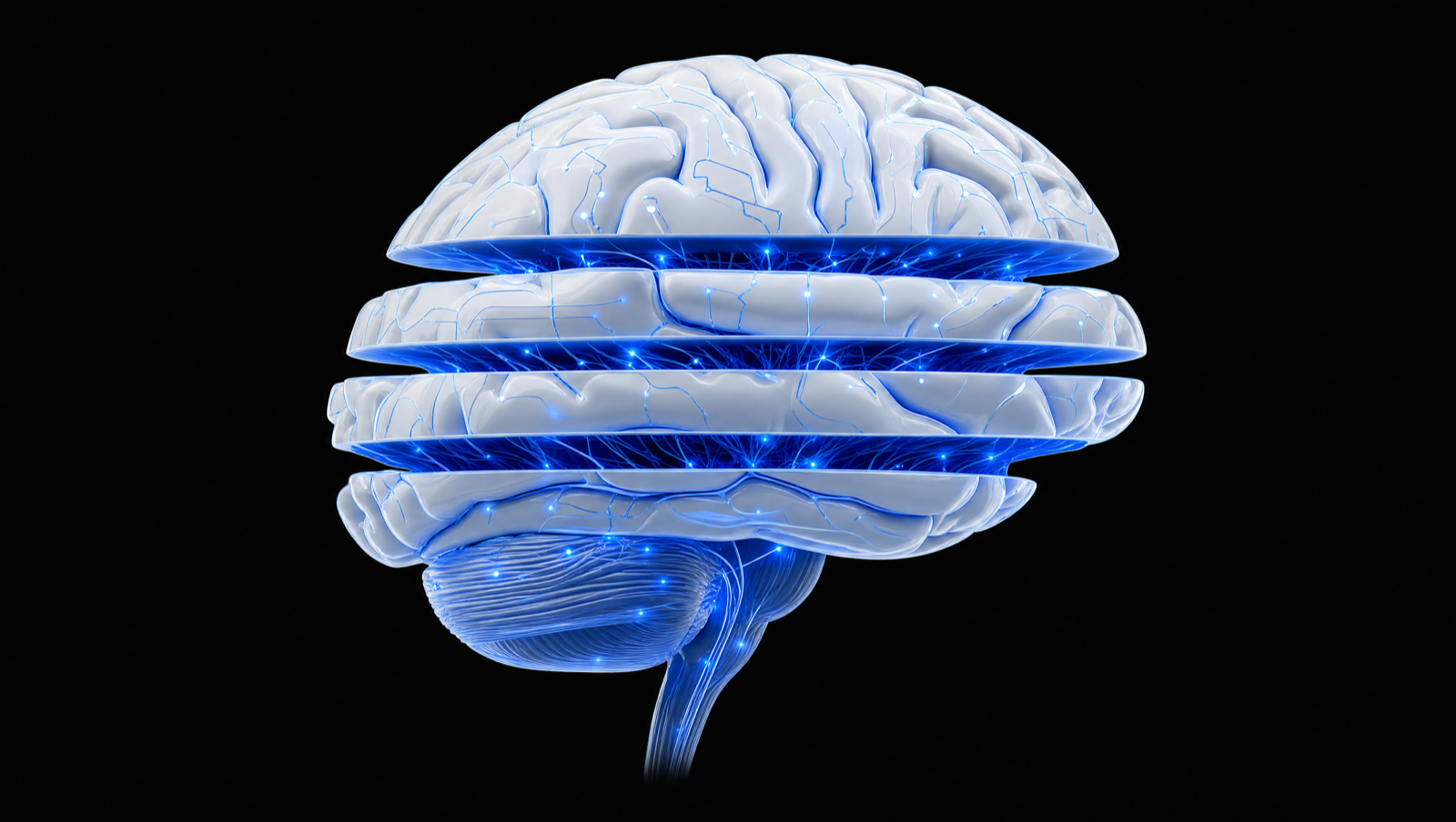 A mind separated into layers